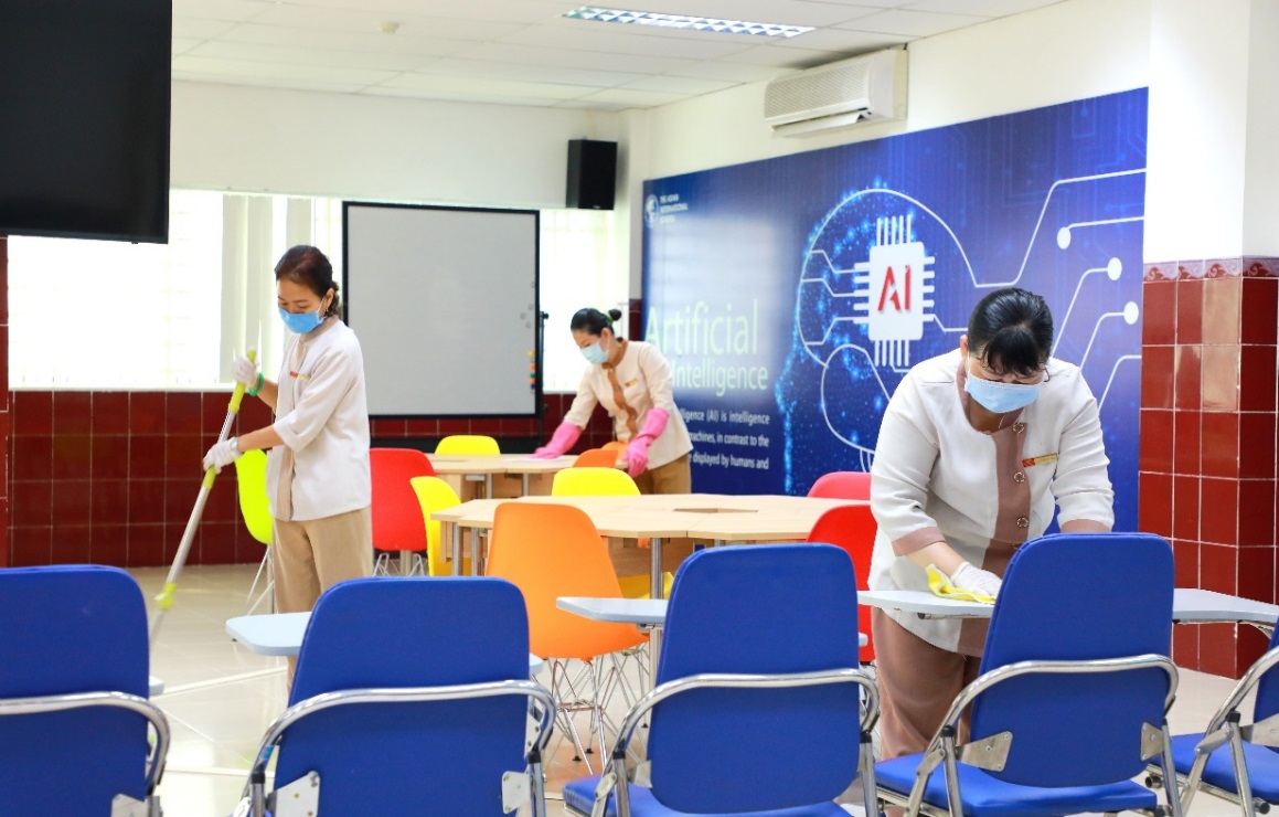 Asian School sẵn sàng đón học sinh quay trở lại trường