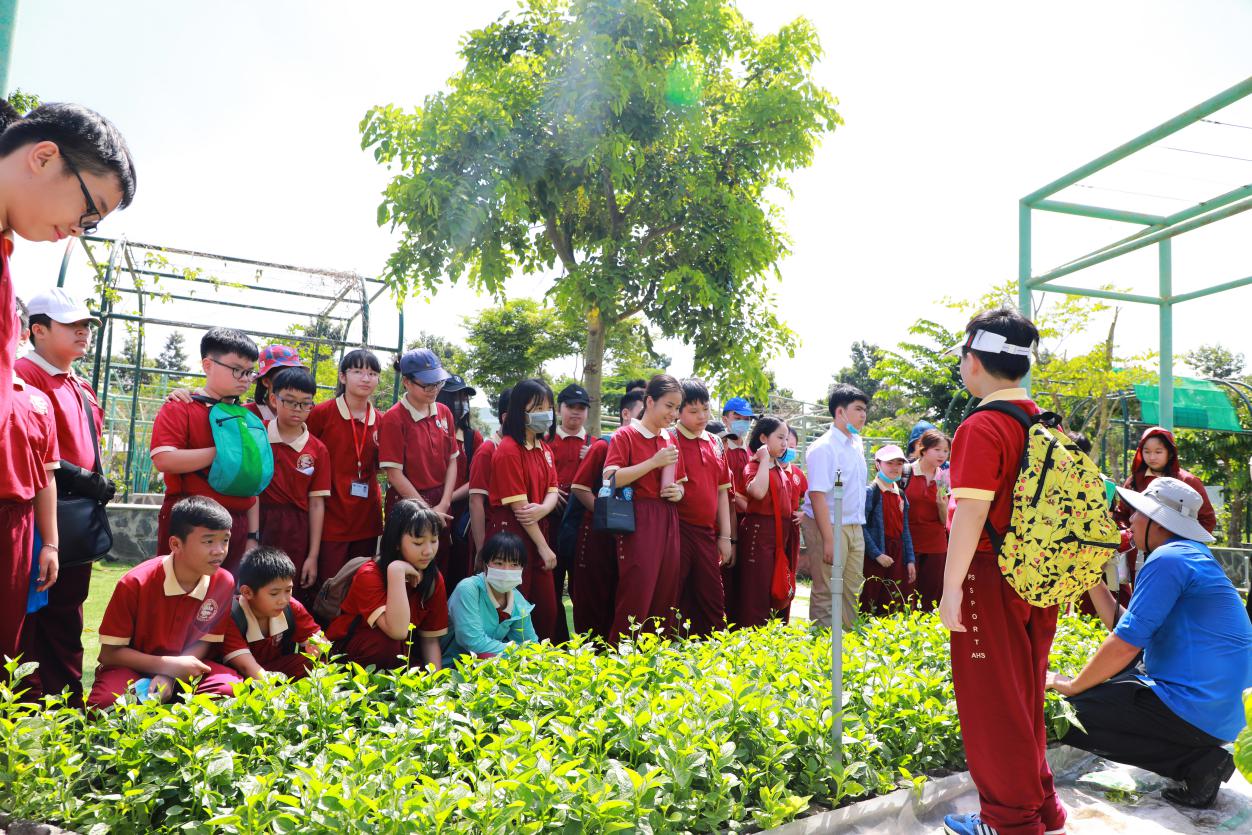 Học sinh Asian School thích thú khám phá Khu nông nghiệp công nghệ cao