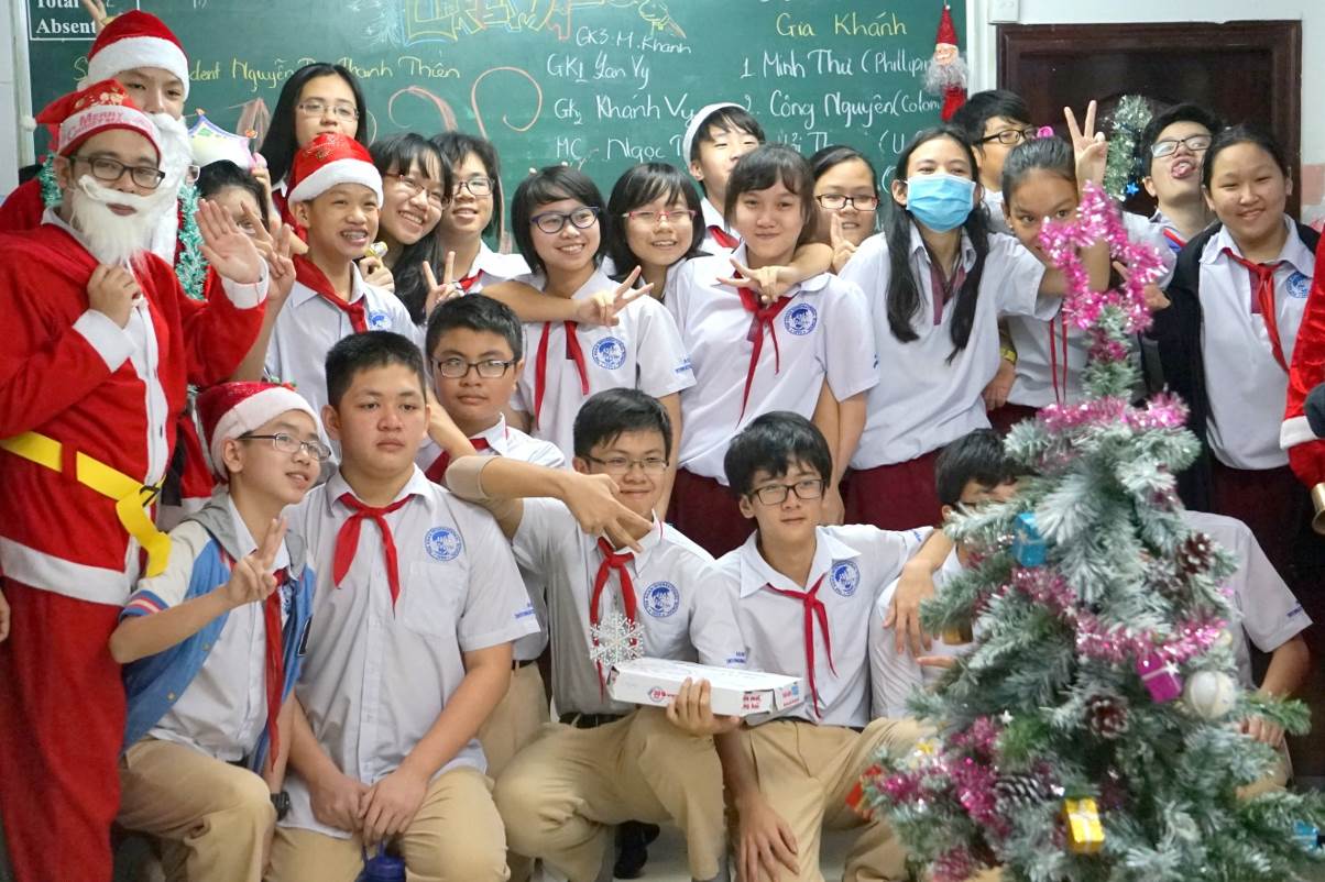 Học sinh Asian School náo nức đón Giáng sinh và năm mới 2016