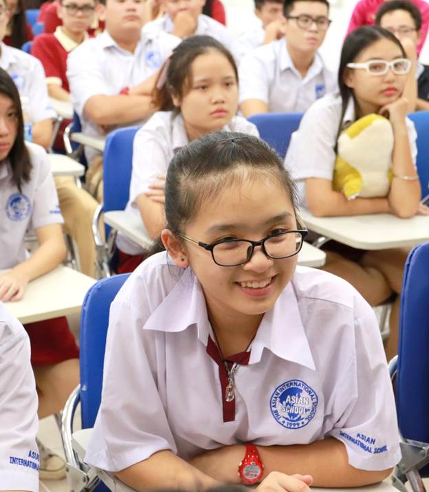 Học sinh Asian School tham dự hội thảo của Giáo sư Đại học Newcastle (Úc)