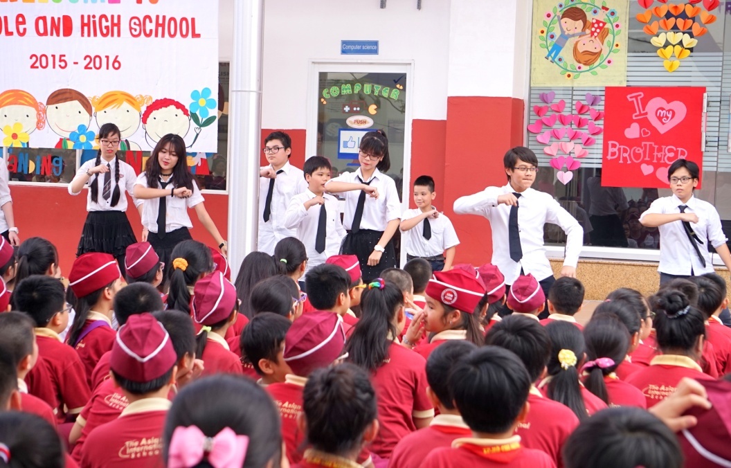 Chùm ảnh: Ngày hội tham quan bậc Trung học AHS của học sinh lớp 5 IPS