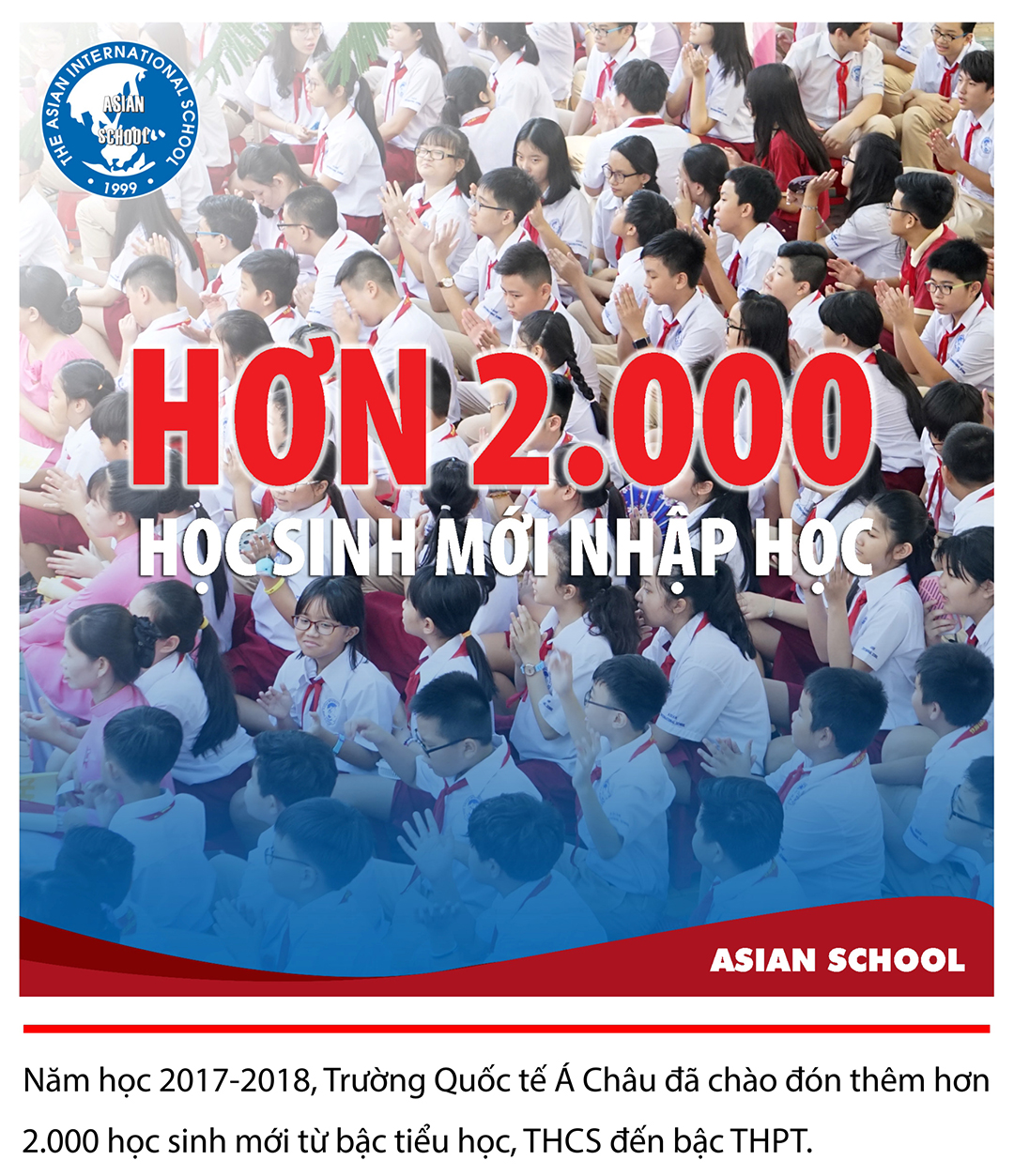 Lễ khai giảng năm học 2017-2018 của Trường Quốc tế Á Châu