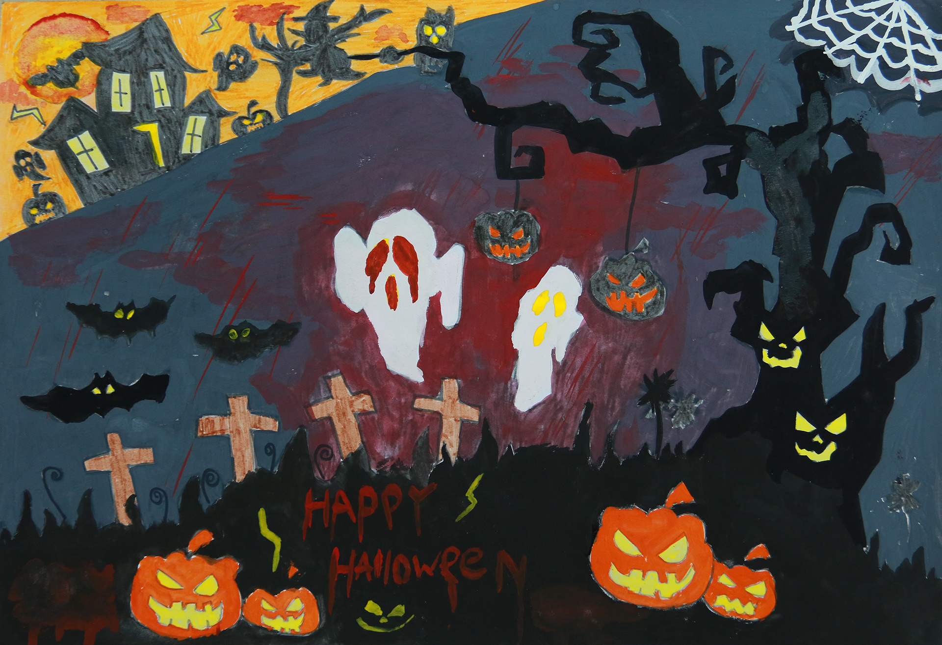 Hướng dẫn vẽ tranh halloween đơn giản mà đẹp - Wikipedia