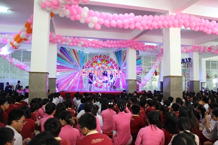 The Spectacular Stage at the Asian High School