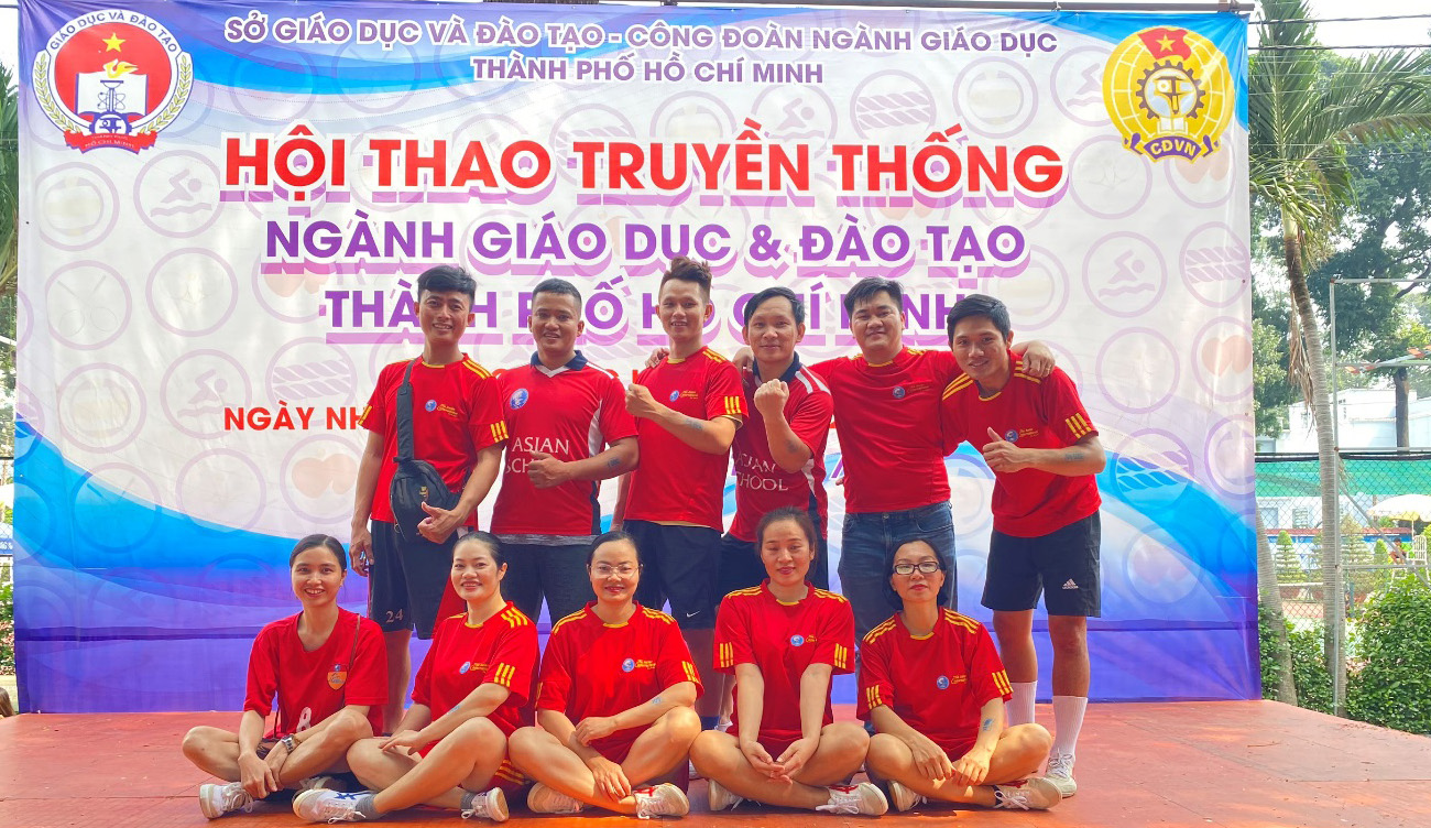 Asian School bảo vệ thành công chức vô địch Kéo co Hội thao Công đoàn ngành giáo dục TPHCM 2020...