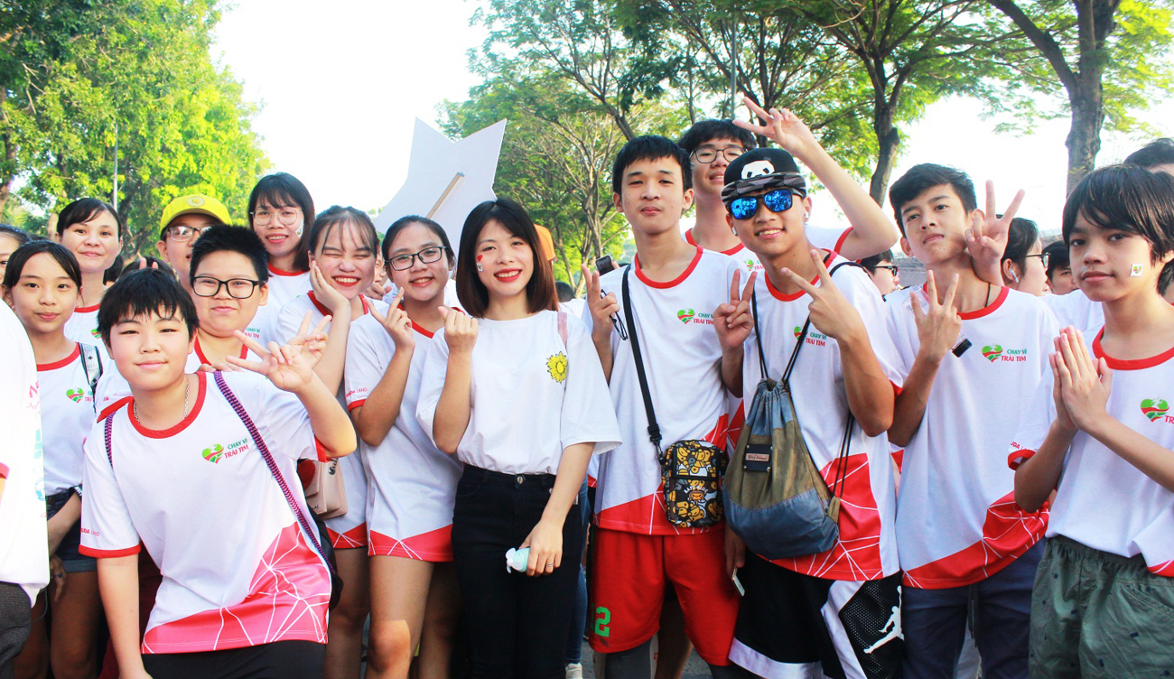 Chủ nhật ý nghĩa của học sinh Asian School với “Chạy vì trái tim 2019”