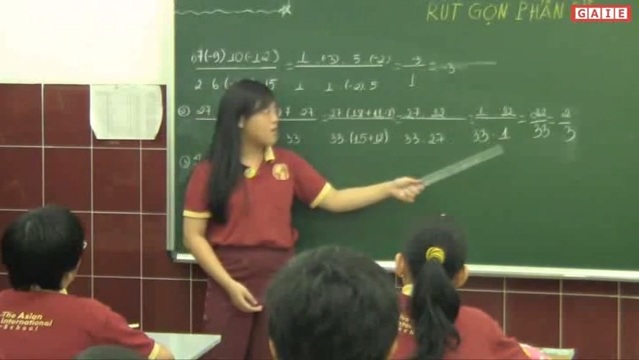 Câu lạc bộ Toán Học - Chuyên đề: Rút gọn phân số - Cơ sở: Cộng Hòa